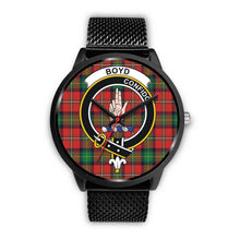 Load image into Gallery viewer, Boyd Modern Clan Badge Tartan Black Watch