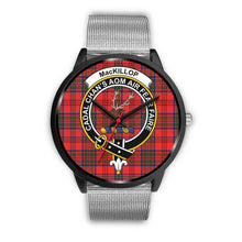 Load image into Gallery viewer, MacKillop Clan Badge Tartan Black Watch