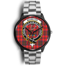 Load image into Gallery viewer, MacKillop Clan Badge Tartan Black Watch