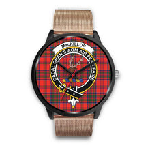 Load image into Gallery viewer, MacKillop Clan Badge Tartan Black Watch