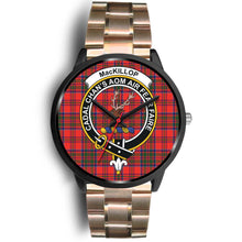 Load image into Gallery viewer, MacKillop Clan Badge Tartan Black Watch