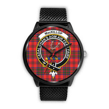 Load image into Gallery viewer, MacKillop Clan Badge Tartan Black Watch