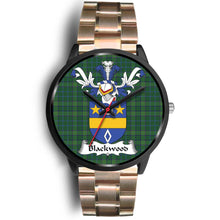 Load image into Gallery viewer, Blackwood Clan Badge Tartan Black Watch