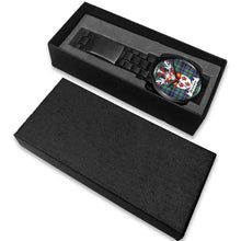 Load image into Gallery viewer, Stevenson Clan Badge Tartan Black Watch