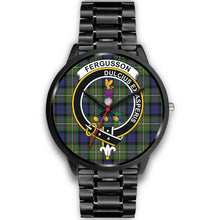Load image into Gallery viewer, Fergusson Modern Clan Badge Tartan Black Watch