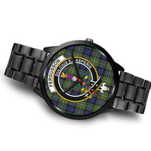 Load image into Gallery viewer, Fergusson Modern Clan Badge Tartan Black Watch