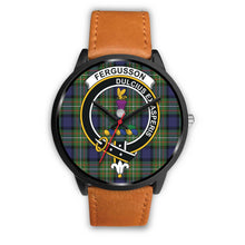Load image into Gallery viewer, Fergusson Modern Clan Badge Tartan Black Watch