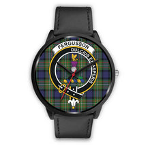 Load image into Gallery viewer, Fergusson Modern Clan Badge Tartan Black Watch