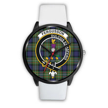 Load image into Gallery viewer, Fergusson Modern Clan Badge Tartan Black Watch