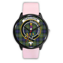 Load image into Gallery viewer, Fergusson Modern Clan Badge Tartan Black Watch
