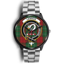 Load image into Gallery viewer, Lennox Clan Badge Tartan Black Watch