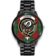 Load image into Gallery viewer, Lennox Clan Badge Tartan Black Watch
