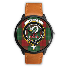 Load image into Gallery viewer, Lennox Clan Badge Tartan Black Watch