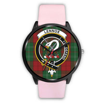 Load image into Gallery viewer, Lennox Clan Badge Tartan Black Watch