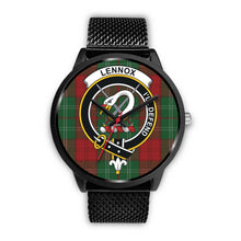 Load image into Gallery viewer, Lennox Clan Badge Tartan Black Watch
