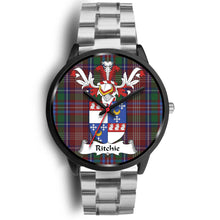 Load image into Gallery viewer, Ritchie Clan Badge Tartan Black Watch