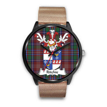 Load image into Gallery viewer, Ritchie Clan Badge Tartan Black Watch