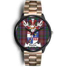 Load image into Gallery viewer, Ritchie Clan Badge Tartan Black Watch