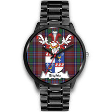 Load image into Gallery viewer, Ritchie Clan Badge Tartan Black Watch