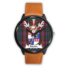 Load image into Gallery viewer, Ritchie Clan Badge Tartan Black Watch