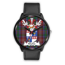Load image into Gallery viewer, Ritchie Clan Badge Tartan Black Watch