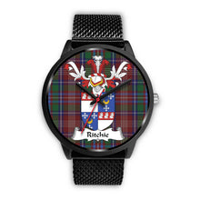 Load image into Gallery viewer, Ritchie Clan Badge Tartan Black Watch