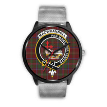 Load image into Gallery viewer, MacWhannell Clan Badge Tartan Black Watch