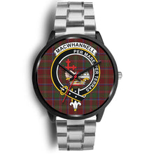 Load image into Gallery viewer, MacWhannell Clan Badge Tartan Black Watch