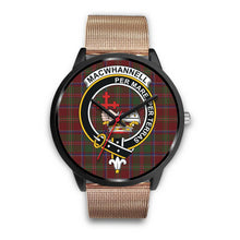 Load image into Gallery viewer, MacWhannell Clan Badge Tartan Black Watch