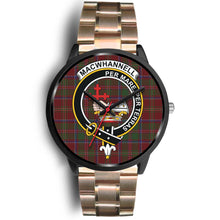 Load image into Gallery viewer, MacWhannell Clan Badge Tartan Black Watch