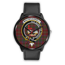 Load image into Gallery viewer, MacWhannell Clan Badge Tartan Black Watch