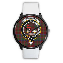 Load image into Gallery viewer, MacWhannell Clan Badge Tartan Black Watch