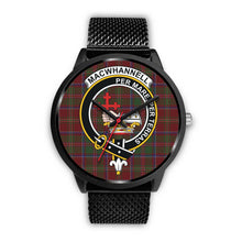 Load image into Gallery viewer, MacWhannell Clan Badge Tartan Black Watch