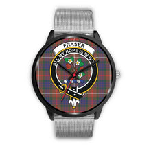 Load image into Gallery viewer, Fraser Hunting Modern Clan Badge Tartan Black Watch