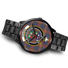 Load image into Gallery viewer, Fraser Hunting Modern Clan Badge Tartan Black Watch