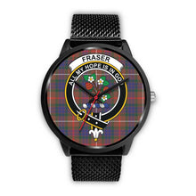 Load image into Gallery viewer, Fraser Hunting Modern Clan Badge Tartan Black Watch