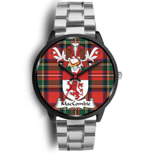 Load image into Gallery viewer, MacCombie Clan Badge Tartan Black Watch