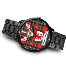 Load image into Gallery viewer, MacCombie Clan Badge Tartan Black Watch
