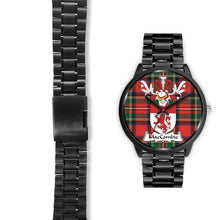 Load image into Gallery viewer, MacCombie Clan Badge Tartan Black Watch