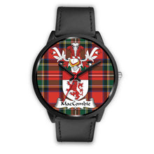 Load image into Gallery viewer, MacCombie Clan Badge Tartan Black Watch