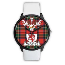 Load image into Gallery viewer, MacCombie Clan Badge Tartan Black Watch