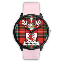 Load image into Gallery viewer, MacCombie Clan Badge Tartan Black Watch