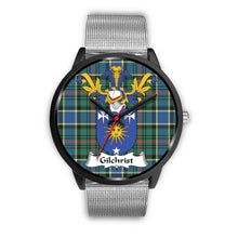 Load image into Gallery viewer, Gilchrist Clan Badge Tartan Black Watch