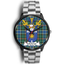 Load image into Gallery viewer, Gilchrist Clan Badge Tartan Black Watch