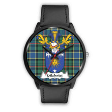 Load image into Gallery viewer, Gilchrist Clan Badge Tartan Black Watch
