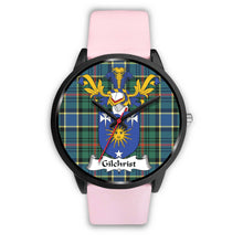 Load image into Gallery viewer, Gilchrist Clan Badge Tartan Black Watch