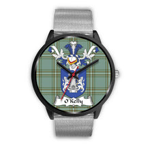 Load image into Gallery viewer, Kelly Clan Badge Tartan Black Watch