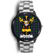 Load image into Gallery viewer, Mitchell Clan Badge Tartan Black Watch