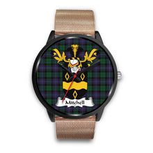 Load image into Gallery viewer, Mitchell Clan Badge Tartan Black Watch