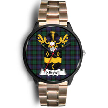 Load image into Gallery viewer, Mitchell Clan Badge Tartan Black Watch